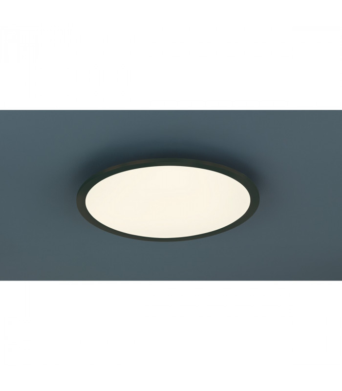 Phoenix Modern 26W 45cm Round LED Panel Black Matt 3000K-2