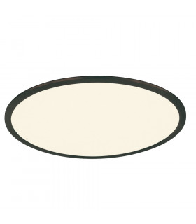 Phoenix Modern 31W 62cm Round LED Panel Black Matt 3000K-1