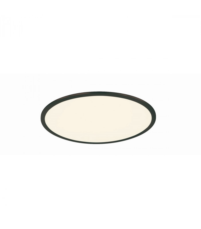 Phoenix Modern 31W 62cm Round LED Panel Black Matt 3000K-2
