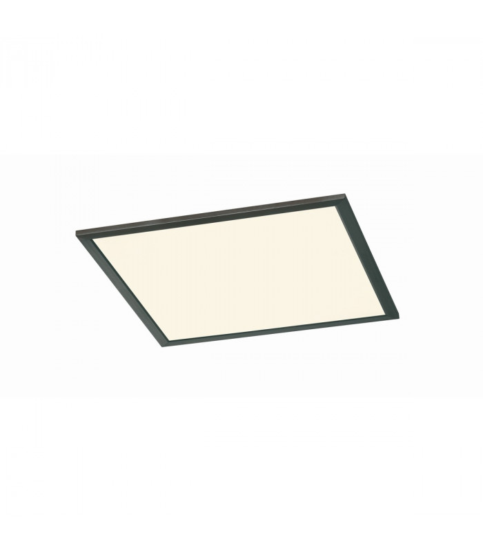 Phoenix Modern 26W 45cm Square LED Panel Black Matt 3000K-2