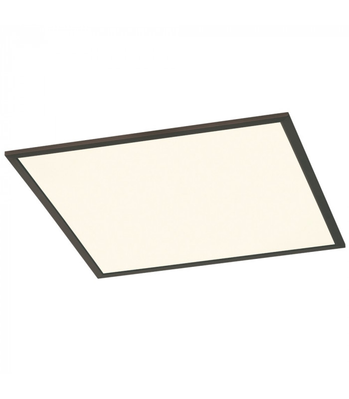 Phoenix Modern 31W 62cm Square LED Panel Black Matt 3000K-1