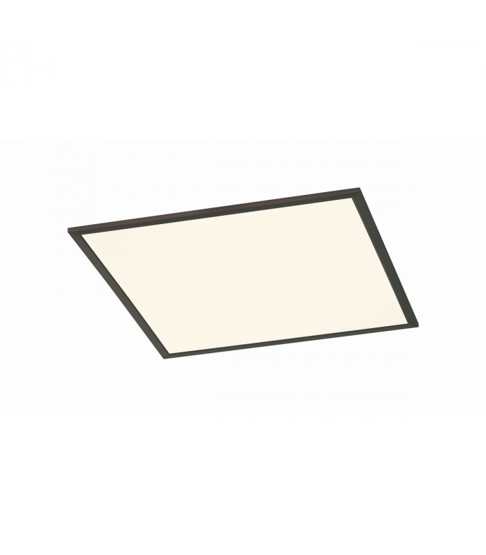 Phoenix Modern 31W 62cm Square LED Panel Black Matt 3000K-2