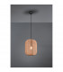 Runa Vintage 35cm Wire Frame Pendant Ceiling Light Black Matt-2