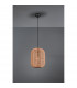 Runa Vintage 35cm Wire Frame Pendant Ceiling Light Black Matt-3