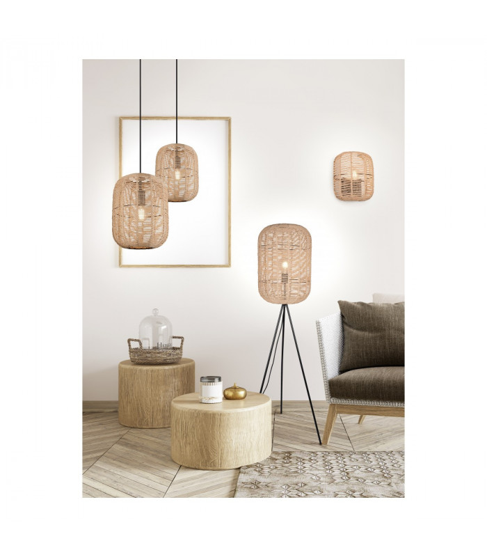 Runa Vintage Wall Lamp Black Matt-7