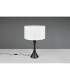 Sabia Modern 40cm Table Lamp with Round Shade Black Matt-3