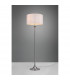 Sabia Modern 3 Light Floor Lamp with Shade Nickel Matt-2