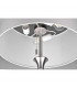 Sabia Modern 3 Light Floor Lamp with Shade Nickel Matt-3