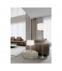 Sabia Modern 3 Light Floor Lamp with Shade Nickel Matt-5