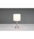 Sabia Modern 20cm Table Lamp with Round Shade Nickel Matt-2