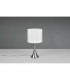 Sabia Modern 20cm Table Lamp with Round Shade Nickel Matt-3