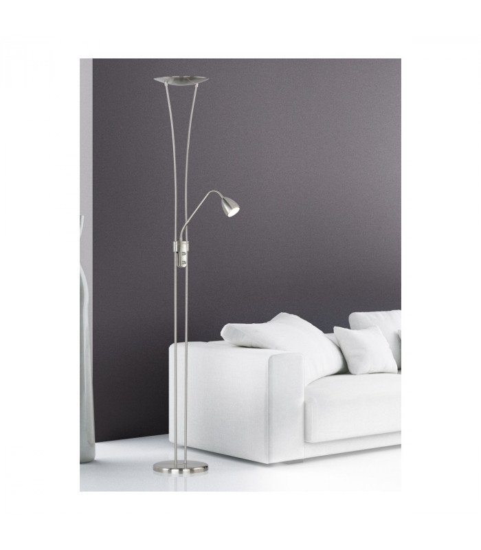 Arizona Modern Mother & Child Lamp Nickel Matt 3000K-3