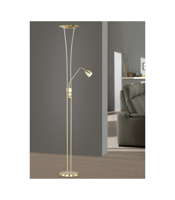 Arizona Classic Mother & Child Lamp Brass Matt 3000K-3