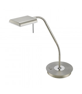 Bergamo Modern Desk Task Lamp Nickel Matt 3000K-1