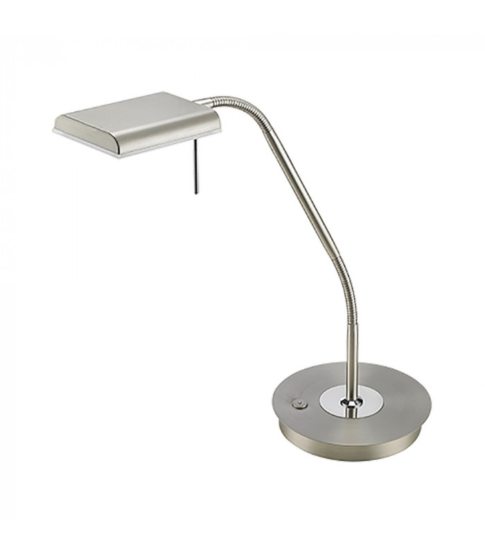 Bergamo Modern Desk Task Lamp Nickel Matt 3000K-1
