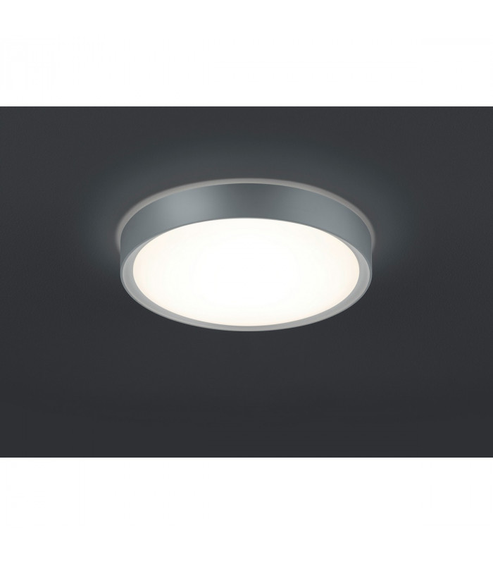 Clarimo Modern Bathroom Ceiling Light Titanium 3000K IP44-2