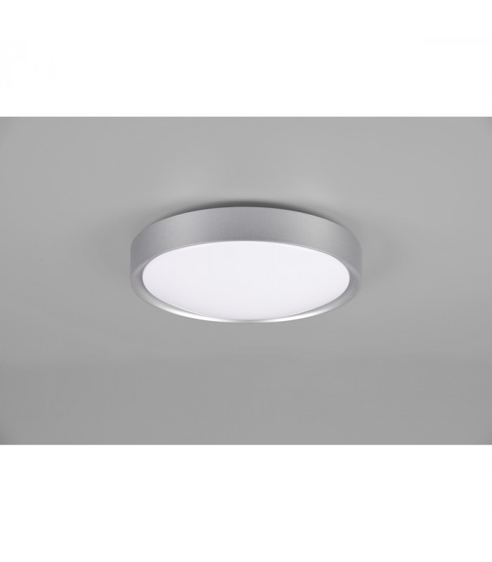 Clarimo Modern Bathroom Ceiling Light Titanium 3000K IP44-3