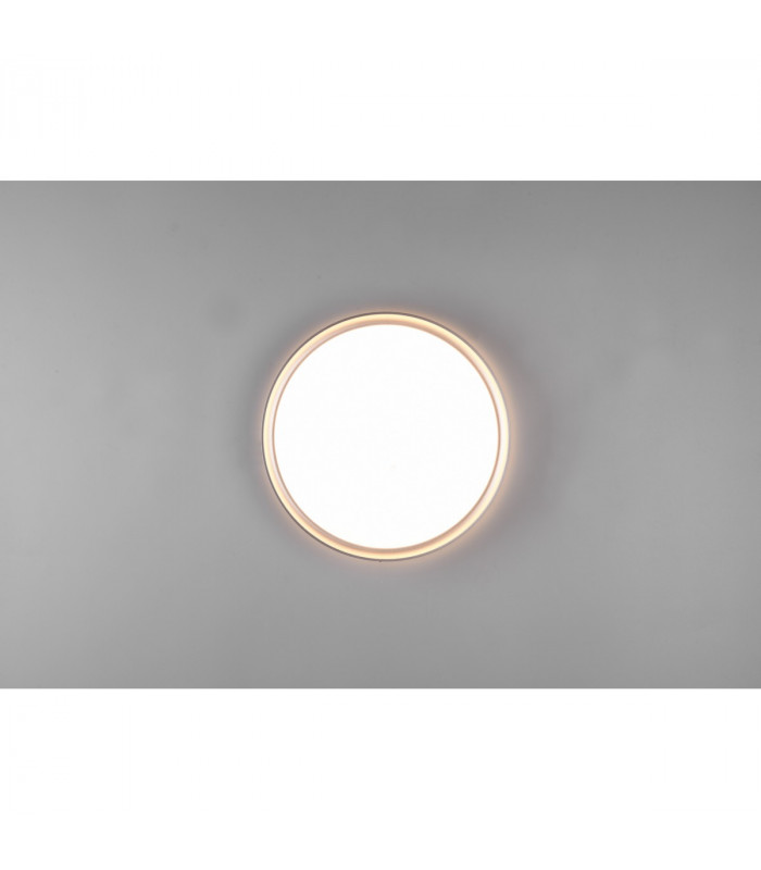 Clarimo Modern Bathroom Ceiling Light Titanium 3000K IP44-4