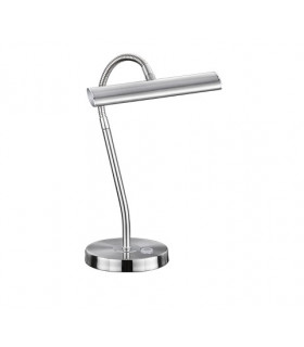 Curtis Modern Bankers Table Lamp Nickel Matt 3000K-1