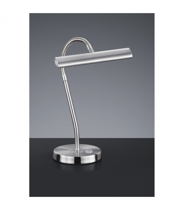 Curtis Modern Bankers Table Lamp Nickel Matt 3000K-2