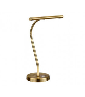 Curtis Modern Bankers Table Lamp Old brass 3000K-1