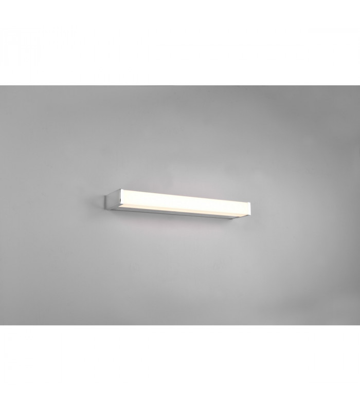 Fabio Modern 42cm Bathroom Wall Lamp Chrome 3000K IP44-2