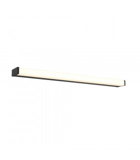 Fabio Modern 80cm Bathroom Wall Lamp Black Matt 3000K IP44-1