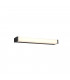 Fabio Modern 42cm Bathroom Wall Lamp Black Matt 3000K IP44-1
