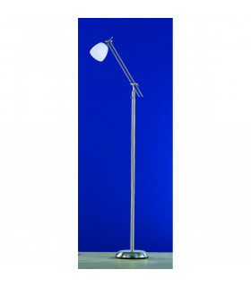 Icaro Modern Task Floor Lamp Nickel Matt-1