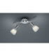 Levisto Modern 2 Light Twin Ceiling Spotlight Nickel Matt 3000K-2
