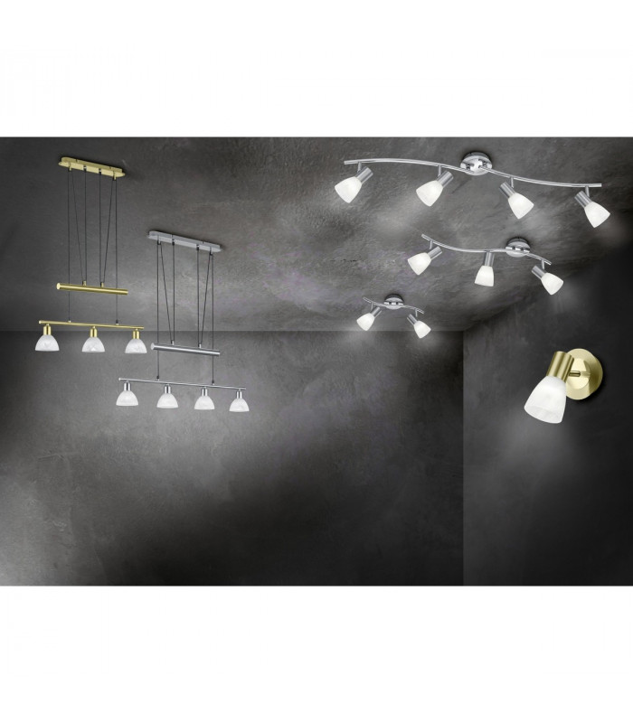 Levisto Modern 2 Light Twin Ceiling Spotlight Nickel Matt 3000K-3