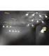 Levisto Modern 3 Light Ceiling Spotlight Bar Nickel Matt 3000K-3