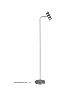 Marley Modern Reading Lamp Nickel Matt-1