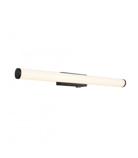 Mattimo Modern 60cm Bathroom Wall Lamp Black Matt 3000K IP44-1