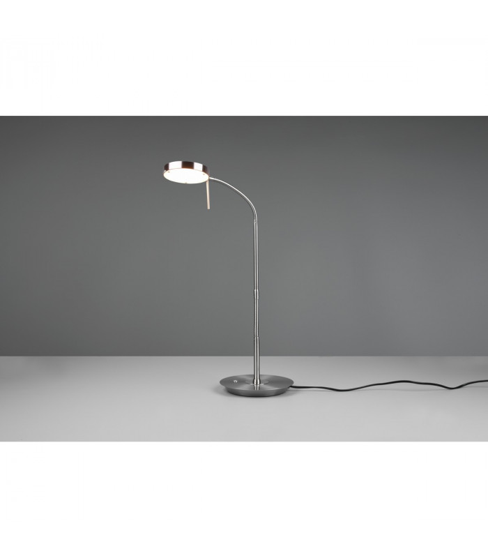 Monza Modern Desk Task Lamp Nickel Matt 2300-3000-4000K-2