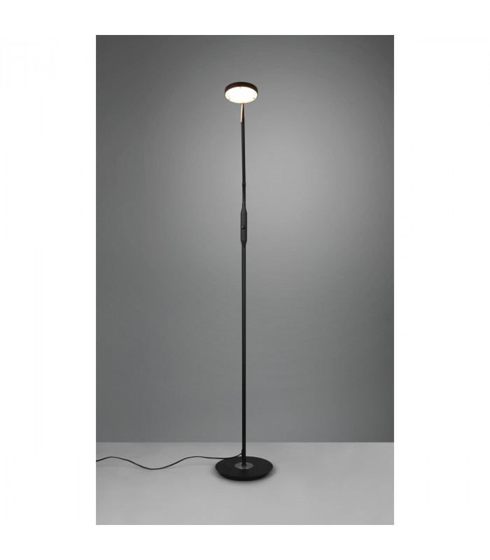 Monza Modern Task Floor Lamp Black Matt 2300-3000-4000K-4