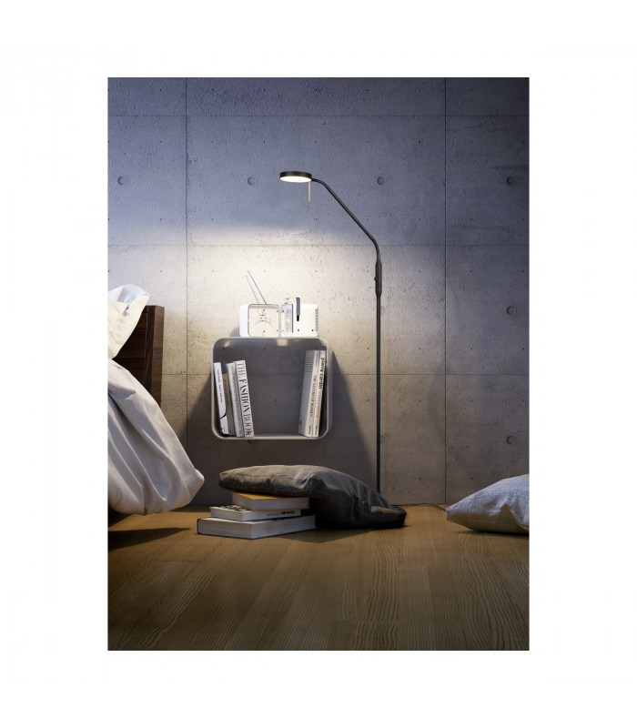 Monza Modern Task Floor Lamp Black Matt 2300-3000-4000K-6