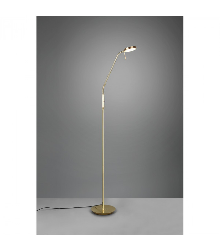 Monza Modern Task Floor Lamp Brass Matt 2300-3000-4000K-5
