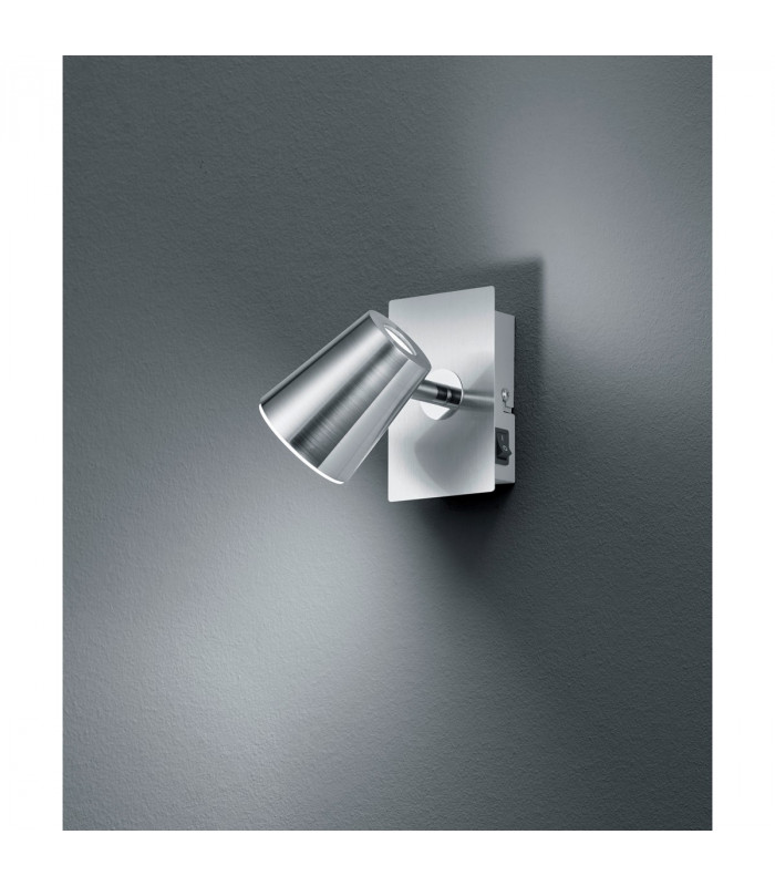 Narcos Modern Single Spotlight Nickel Matt 3000K-2