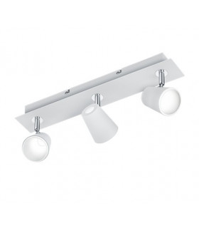 Narcos Modern 3 Light Ceiling Spotlight Bar White Matt 3000K-1
