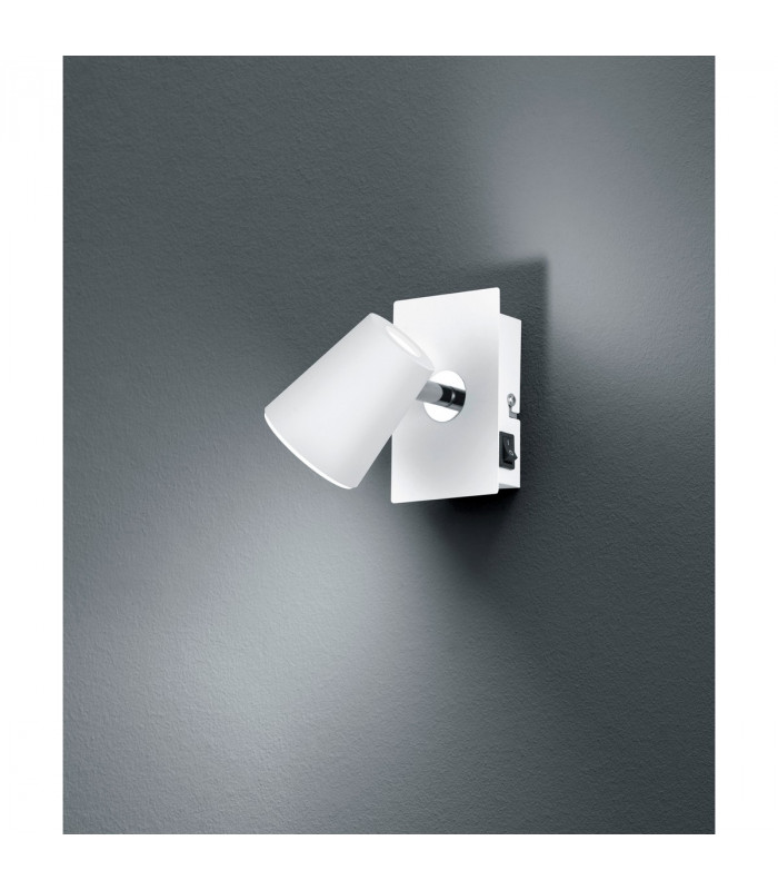 Narcos Modern Single Spotlight White Matt 3000K-2