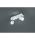 Narcos Modern 2 Light Twin Ceiling Spotlight White Matt 3000K-2