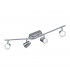 Narcos Modern 4 Light Ceiling Spotlight Bar Nickel Matt 3000K-1