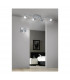 Narcos Modern 4 Light Ceiling Spotlight Bar Nickel Matt 3000K-4