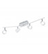 Narcos Modern 4 Light Ceiling Spotlight Bar White Matt 3000K-1
