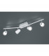 Narcos Modern 4 Light Ceiling Spotlight Bar White Matt 3000K-2