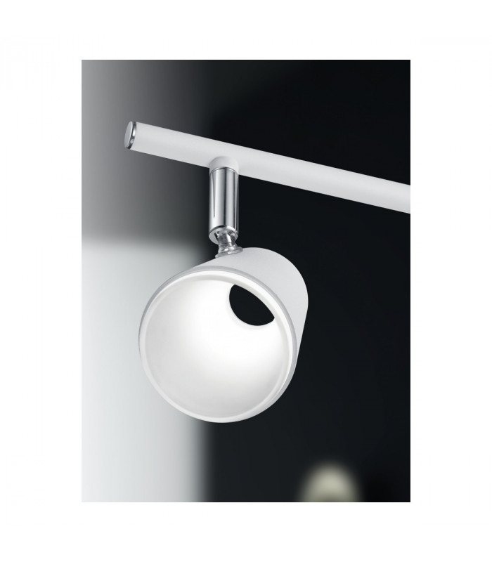 Narcos Modern 4 Light Ceiling Spotlight Bar White Matt 3000K-4