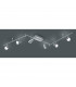 Narcos Modern 6 Light Ceiling Spotlight Bar Nickel Matt 3000K-2