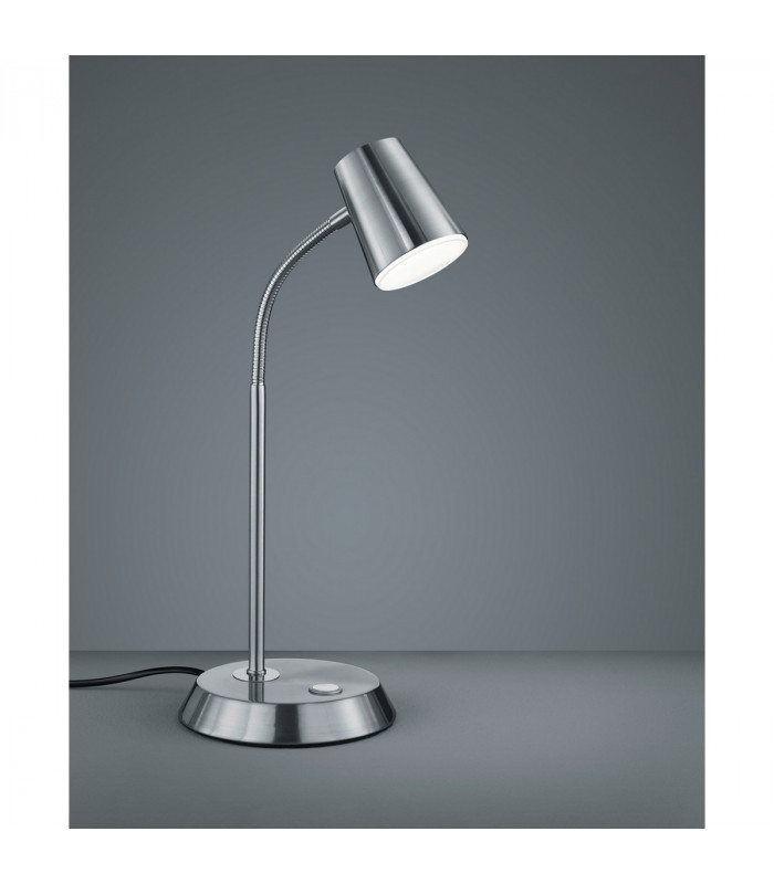Narcos Modern Desk Task Lamp Nickel Matt 3000K-2