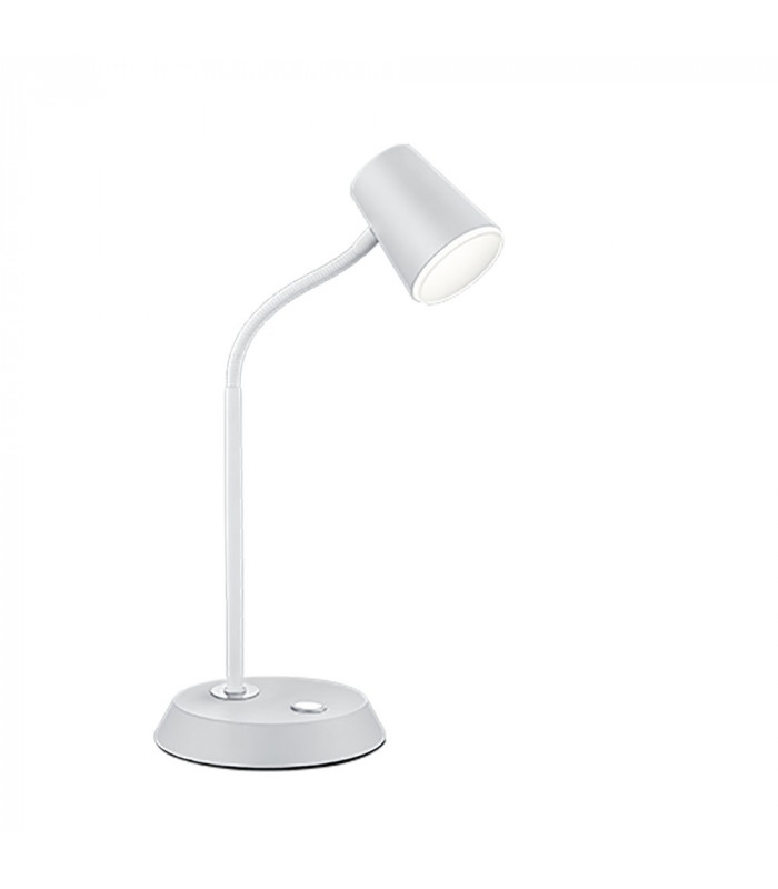 Narcos Modern Desk Task Lamp White Matt 3000K-1